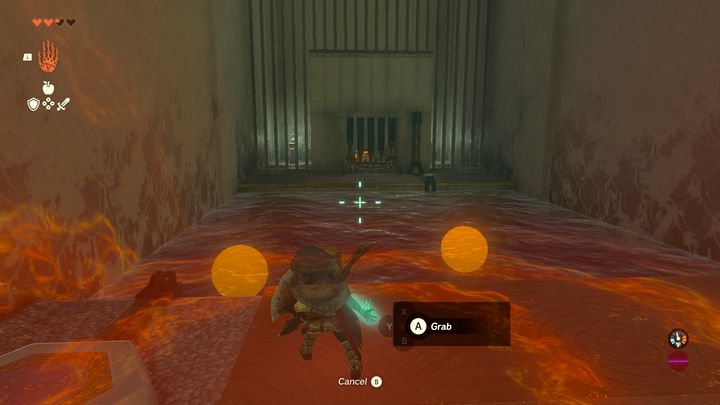 Zanim wjedziecie windą na górę, zabierzcie ze sobą baterię i połóżcie ją po lewej stronie w specjalnym miejscu ładującym - Zelda Tears of the Kingdom: Mogawak Shrine - Zelda Tears of the Kingdom - poradnik do gry
