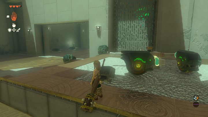 Przedostatni etap polega na kręceniu korbką, aby otworzyć drzwi - Zelda Tears of the Kingdom: Susuyai Shrine - Zelda Tears of the Kingdom - poradnik do gry
