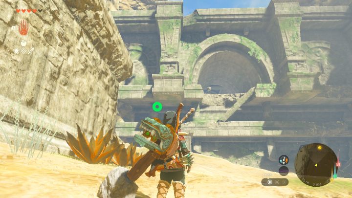 Zejdźcie na dół kanionu i odnajdźcie wejście do opuszczonej świątyni - Zelda TotK: The Dragons Tears - opis przejścia - Zelda Tears of the Kingdom - poradnik do gry