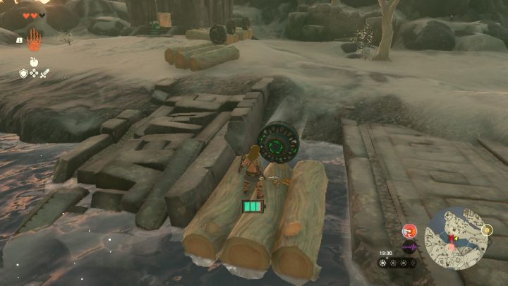 Robot pozwoli Wam użyć jedną z tratw na jeziorze - Zelda Tears of the Kingdom: Wszystkie Shrines na Great Sky Island - Zelda Tears of the Kingdom - poradnik do gry