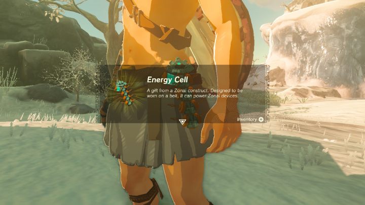 Energy Cell otrzymacie od robota Maker Construct, którego spotkacie na Great Sky Island - Zelda TotK: Jak używać Energy Cell - Zelda Tears of the Kingdom - poradnik do gry