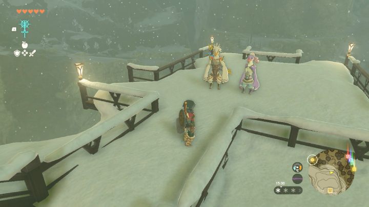 Porozmawiajcie z Tulinem i jego rodzicami przy punkcie widokowym w Rito Village - Zelda TotK: Tulin of Rito Village - opis przejścia - Zelda Tears of the Kingdom - poradnik do gry