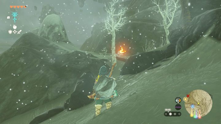 Wyjdźcie z chaty i wejdźcie po drabinach na górę - Zelda TotK: Tulin of Rito Village - opis przejścia - Zelda Tears of the Kingdom - poradnik do gry