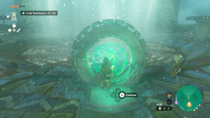 Po wylądowaniu na Wind Temple, wejdźcie w interakcję z włazem na środku statku - Zelda TotK: Tulin of Rito Village - opis przejścia - Zelda Tears of the Kingdom - poradnik do gry