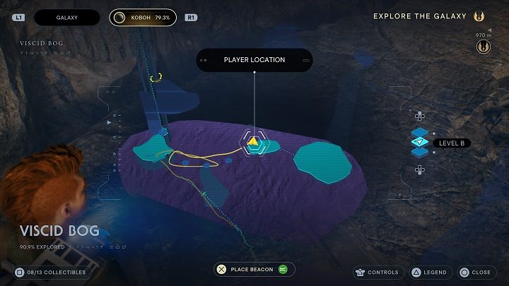 Zdobędziecie w ten sposób wpis do bazy danych - Jedi Survivor: Grząskie Bagno - lista sekretów - Star Wars Jedi Survivor - poradnik do gry