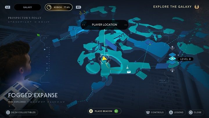 Do Jaskini Marglowa dotrzeć możecie przez Mglisty Przestwór - Jedi Survivor: Jaskinia Marglowa - lista sekretów - Star Wars Jedi Survivor - poradnik do gry