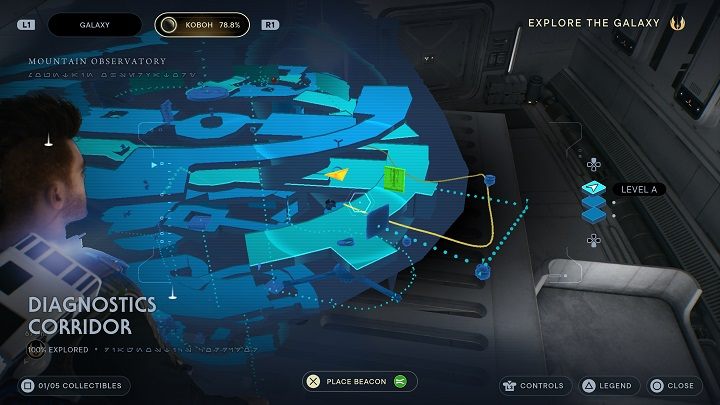 Po skorzystaniu z esencji zwiększycie limit Mocy - Jedi Survivor: Korytarz Diagnostyczny - lista sekretów - Star Wars Jedi Survivor - poradnik do gry