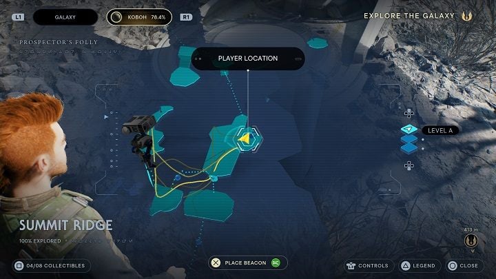 Wróćcie się i idźcie dalej, do urządzenia wydającego balony - Jedi Survivor: Grzbiet - lista sekretów - Star Wars Jedi Survivor - poradnik do gry