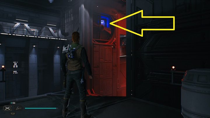 Idąc dalej natkniecie się ostatecznie na bezpiecznik znajdujący się za wiatrakiem - Jedi Survivor: Imperialny Posterunek 8L-055 - lista sekretów - Star Wars Jedi Survivor - poradnik do gry