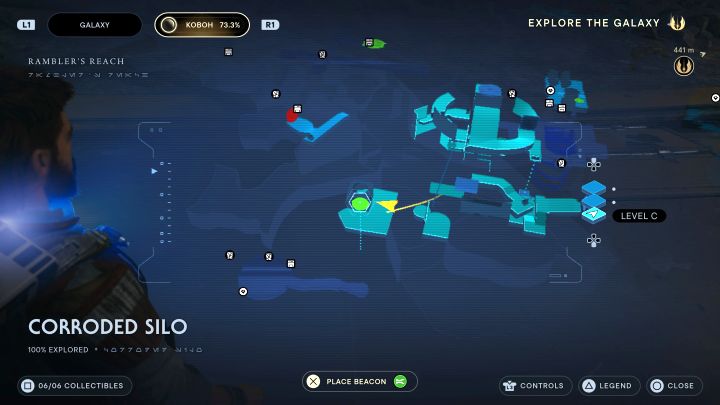 Wykonajcie kolejny skok, a znajdziecie się przed wejściem do Komnaty męstwa - Jedi Survivor: Komnata męstwa na Koboh - Star Wars Jedi Survivor - poradnik do gry