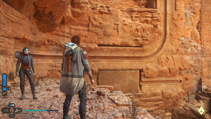 Obróćcie się o 180 stopni i zaczekajcie aż zmieni się kształt ściezki - Jedi Survivor: Zagadki Ścieżki odnowy na Jedha - Star Wars Jedi Survivor - poradnik do gry