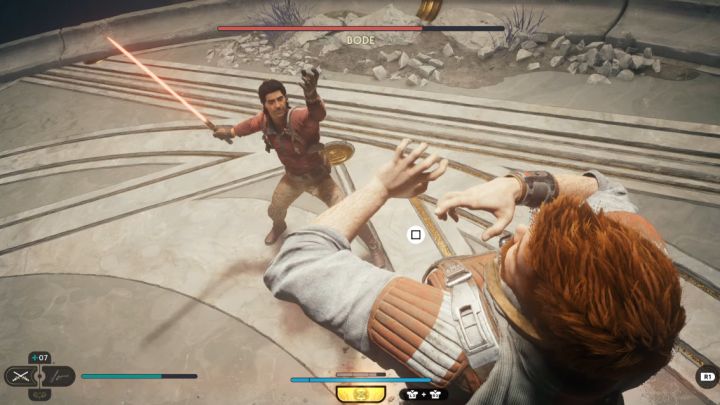 Bode polega na chwytach Mocą - Jedi Survivor: Jak pokonać końcowego bossa Bode Akuna? - Star Wars Jedi Survivor - poradnik do gry
