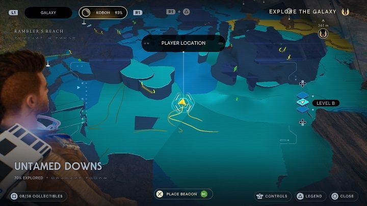 Niedaleko wyżej opisanej rośliny jest wrak - Jedi Survivor: Nieokiełznane Zbocza - lista sekretów (część 1) - Star Wars Jedi Survivor - poradnik do gry