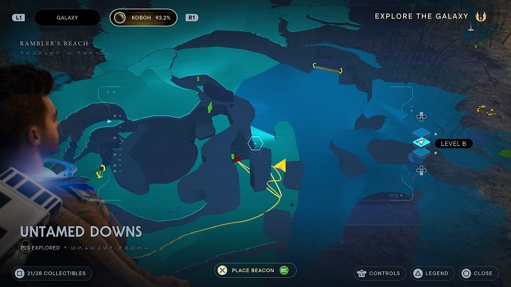 Niedaleko znajduje się ostatnia w tym obszarze roślina z nasionami - Jedi Survivor: Nieokiełznane Zbocza - lista sekretów (część 1) - Star Wars Jedi Survivor - poradnik do gry