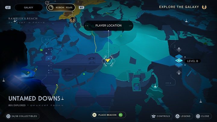 Przy wejściu do jaskini znajduje się mała komnata na podwyższeniu - Jedi Survivor: Nieokiełznane Zbocza - lista sekretów (część 1) - Star Wars Jedi Survivor - poradnik do gry