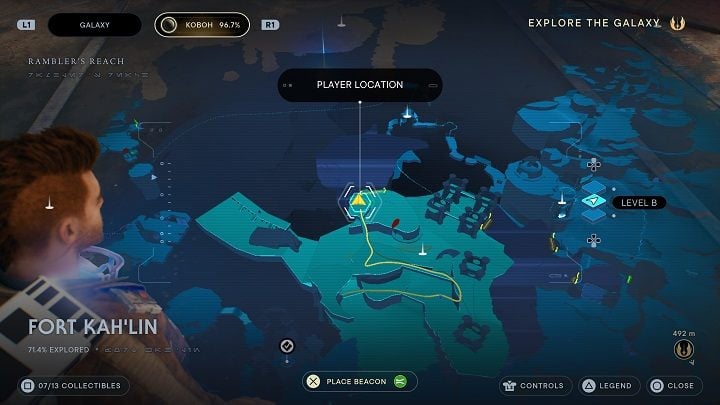 Skorzystajcie z pobliskiego mostu, a następnie z kolejnego - Jedi Survivor: Fort KahLin - lista sekretów - Star Wars Jedi Survivor - poradnik do gry