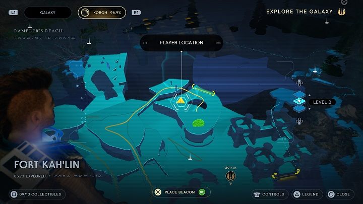 W okolicy znajduje się skrzynia z nowym elementem ubioru - Jedi Survivor: Fort KahLin - lista sekretów - Star Wars Jedi Survivor - poradnik do gry