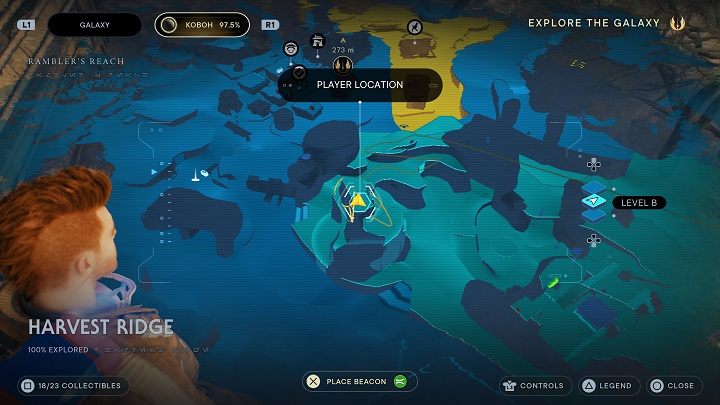 Po zebraniu odłamka wskoczcie wyżej i przedostańcie się za płot - Jedi Survivor: Grzbiet Żniwiarzy - lista sekretów - Star Wars Jedi Survivor - poradnik do gry