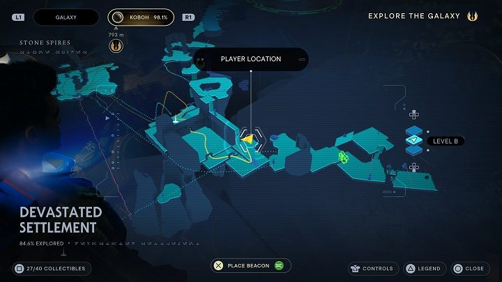 Udajcie się na lewo do kolejnego pomieszczenia - Jedi Survivor: Zniszczona Osada - lista sekretów (część 2) - Star Wars Jedi Survivor - poradnik do gry