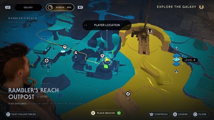 Niedaleko Pili znajduje się uschnięte drzewko, które da Wam nasiona - Jedi Survivor: Placówka Azyl Wędrowca - lista sekretów (część 1) - Star Wars Jedi Survivor - poradnik do gry