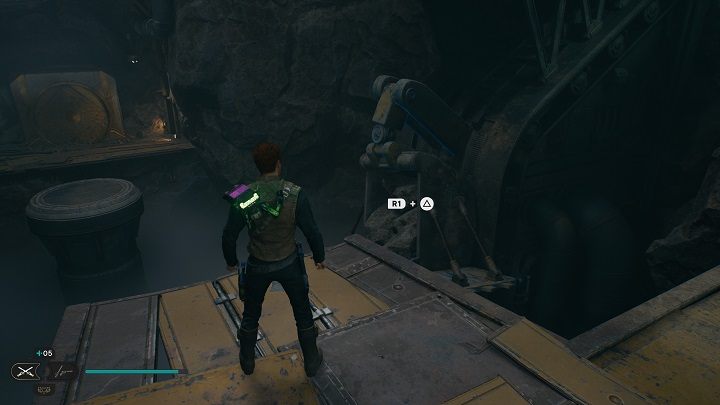 Wróćcie na górę i kierujcie się dalej, aż natraficie na małą windę, która zabierze Was na dół - Jedi Survivor: Skorodowany Silos - lista sekretów - Star Wars Jedi Survivor - poradnik do gry