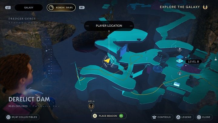 Będzie to kolejny odłamek Priorytu - Jedi Survivor: Opuszczona zapora - lista sekretów, część 2 - Star Wars Jedi Survivor - poradnik do gry