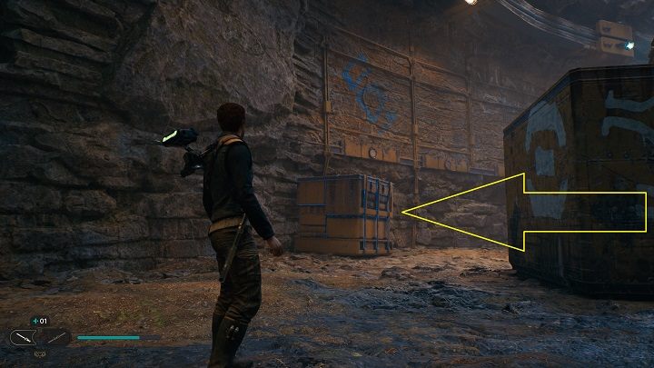 Po skorzystaniu z windy znajdziecie się na obszarze z dość dużą grupą przeciwników - Jedi Survivor: Opuszczona zapora - lista sekretów, część 2 - Star Wars Jedi Survivor - poradnik do gry