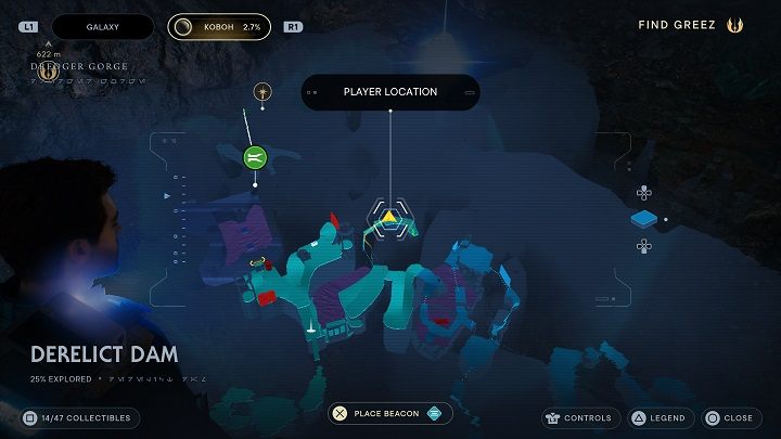 Znajdziecie esencję, która da Wam dużo punktów doświadczenia - Jedi Survivor: Opuszczona zapora - lista sekretów, część 1 - Star Wars Jedi Survivor - poradnik do gry