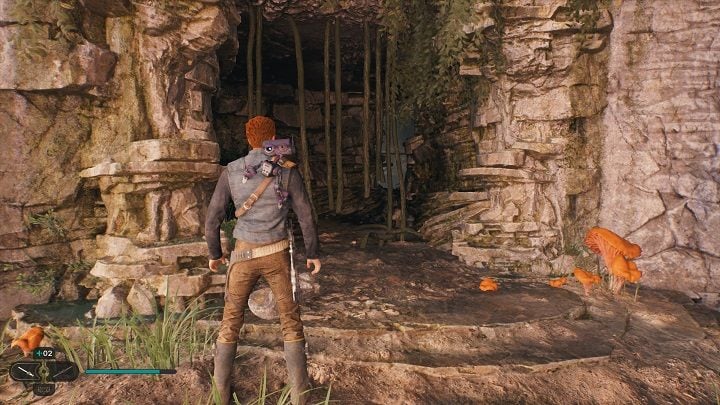 Niedaleko gniazda, w którym znajdowała się poprzednia znajdźka, są pręty, dzięki którym możecie przedostać się na drugą stronę - Jedi Survivor: Południowy Azyl - lista sekretów, część 1 - Star Wars Jedi Survivor - poradnik do gry