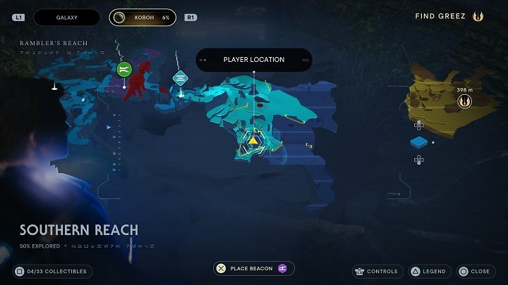 W skrzyni stojącej w jaskini jest element kosmetyczny Barwy Kashyyyku - Jedi Survivor: Południowy Azyl - lista sekretów, część 1 - Star Wars Jedi Survivor - poradnik do gry