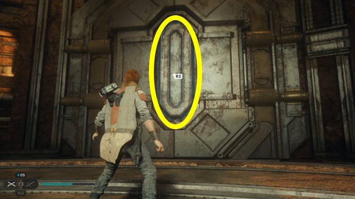 Docelowo przed centralną bramą powinny być dwa bloki - w kształcie ( oraz ) - Jedi Survivor: Zagadka otwarcia bramy w Zakopanym Schronieniu - Star Wars Jedi Survivor - poradnik do gry