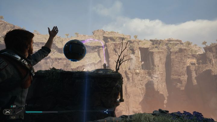 Ponownie złapcie kulę i przenoście ją dalej - Jedi Survivor: Zagadki ze sprzęgami kul w Zniszczonej osadzie - Star Wars Jedi Survivor - poradnik do gry