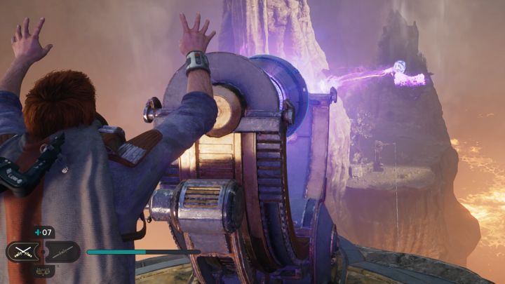 Powróćcie Calem do sprzęgu kul i wejdźcie w interakcję z nim - Jedi Survivor: Zagadki ze sprzęgami kul w Zniszczonej osadzie - Star Wars Jedi Survivor - poradnik do gry