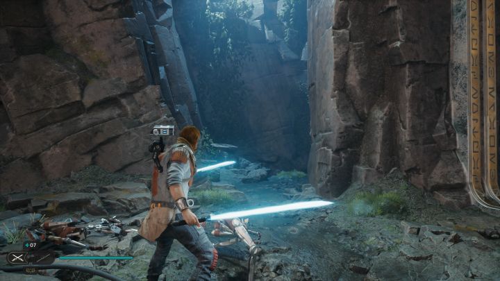 Ponownie trzeba znaleźć i dostarczyć kulę na potrzeby zasilenia urządzenia - Jedi Survivor: Zagadki ze sprzęgami kul w Zniszczonej osadzie - Star Wars Jedi Survivor - poradnik do gry