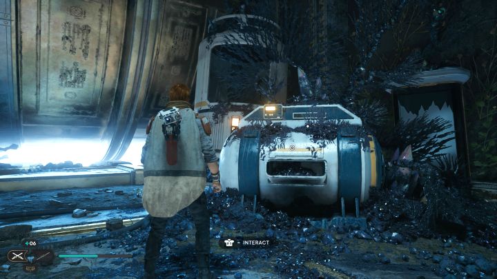 Dotrzyjcie do sąsiedniego pomieszczenia - Jedi Survivor: Zagadki ze sprzęgami kul w Zniszczonej osadzie - Star Wars Jedi Survivor - poradnik do gry