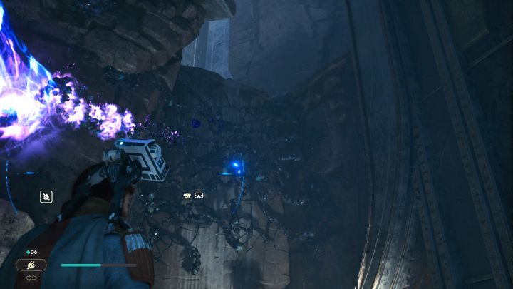 Zacznijcie strzelać materią Koboh - Jedi Survivor: Zagadki ze sprzęgami kul w Zniszczonej osadzie - Star Wars Jedi Survivor - poradnik do gry