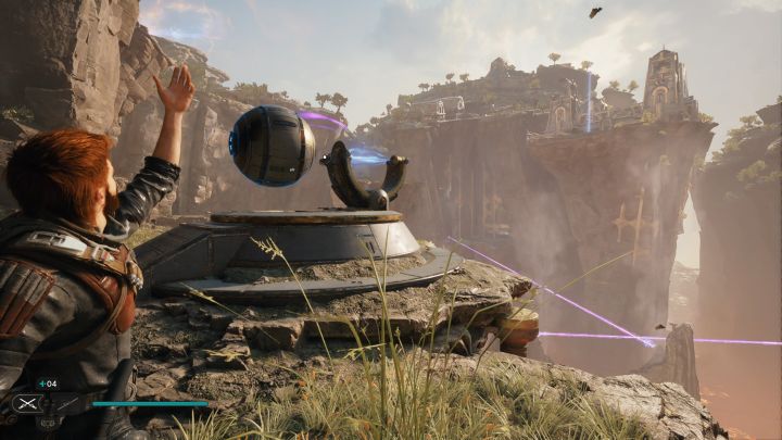 Dzięki podpaleniu czarnej blokady odblokowaliście alternatywne wyjście z ruin - Jedi Survivor: Zagadki ze sprzęgami kul w Zniszczonej osadzie - Star Wars Jedi Survivor - poradnik do gry