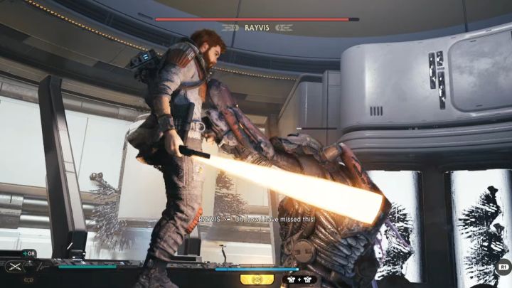 Jedną z nowości jest próba schwytania Cala i to czerwony atak - Jedi Survivor: Jak pokonać Rayvisa w Laboratorium badawczym Republiki? - Star Wars Jedi Survivor - poradnik do gry