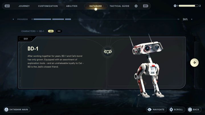 Zaprzyjaźniony droid znany jest już z gry Jedi Fallen Order i podróżuje z Calem niemal przez całą grę - Star Wars Jedi Survivor: Lista wszystkich towarzyszy - Star Wars Jedi Survivor - poradnik do gry