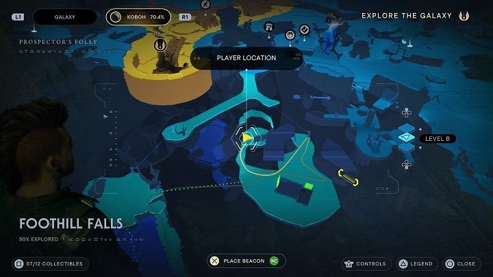 Wróćcie się do krawędzi, przy której znaleźliście pierwsze nasiona - Jedi Survivor: Podgórskie wodospady - lista sekretów - Star Wars Jedi Survivor - poradnik do gry