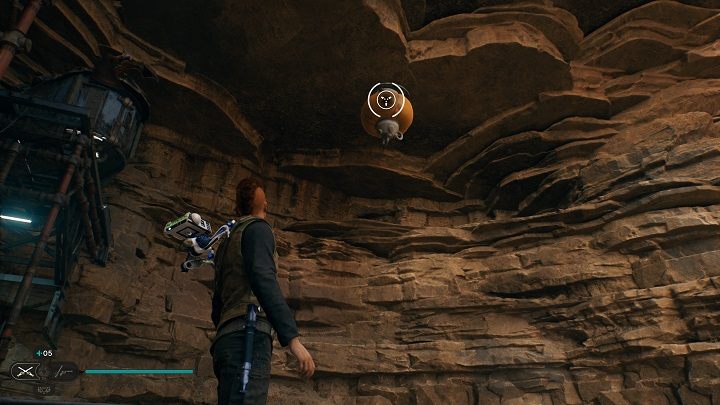 Tam znajdziecie balon, dzięki któremu dostaniecie się jeszcze wyżej - Jedi Survivor: Podgórskie wodospady - lista sekretów - Star Wars Jedi Survivor - poradnik do gry
