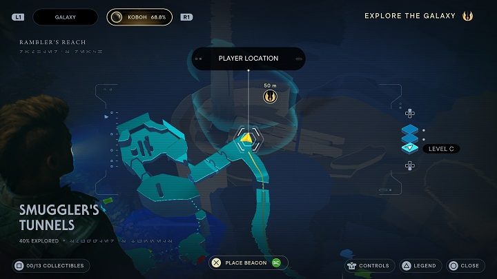 Po zaczerpnięciu esencji kierujcie się dalej - Jedi Survivor: Tunele przemytnika - lista sekretów - Star Wars Jedi Survivor - poradnik do gry