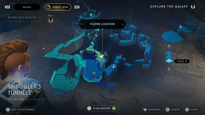 Do Zawalonego przejścia dostaniecie się w trakcie przechodzenia fabuły - Jedi Survivor: Zawalone przejście - lista sekretów - Star Wars Jedi Survivor - poradnik do gry