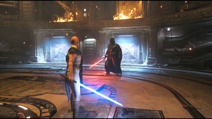 Pojedynek z Vaderem składa się z 3 części i ma pewne unikalne założenia z racji grania jako Cere - Jedi Survivor: Jak pokonać Darth Vadera w Archiwum? - Star Wars Jedi Survivor - poradnik do gry