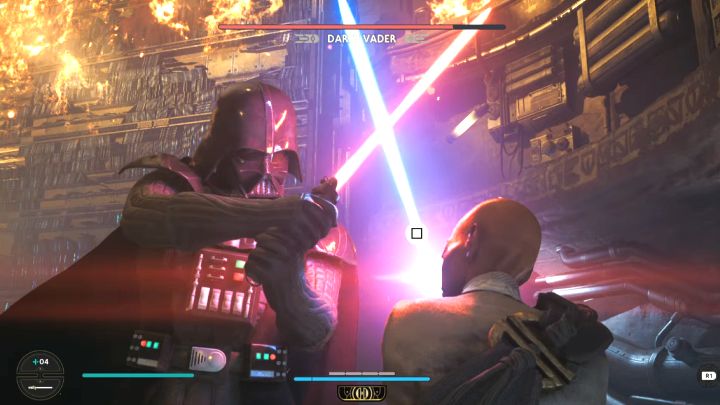 Może dojść do sceny siłowania się na miecze świetlne z Vaderem - Jedi Survivor: Jak pokonać Darth Vadera w Archiwum? - Star Wars Jedi Survivor - poradnik do gry