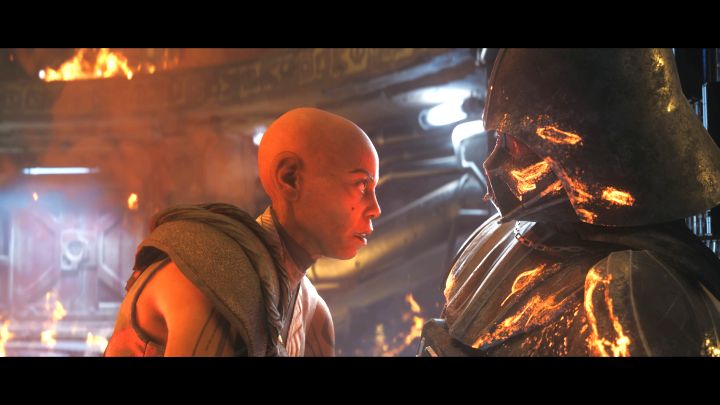 Analogicznie do poprzednich części walki polegajcie na parowaniach i częstych atakach żeby wyczerpywać biały pasek wytrzymałości bossa - Jedi Survivor: Jak pokonać Darth Vadera w Archiwum? - Star Wars Jedi Survivor - poradnik do gry