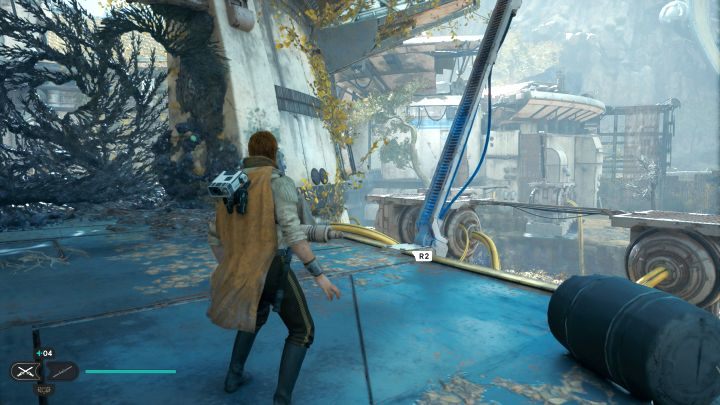 Użyjcie mocy na interaktywnym elemencie - Star Wars Jedi Survivor: Leśny węzeł (The Forest Array) - Star Wars Jedi Survivor - poradnik do gry