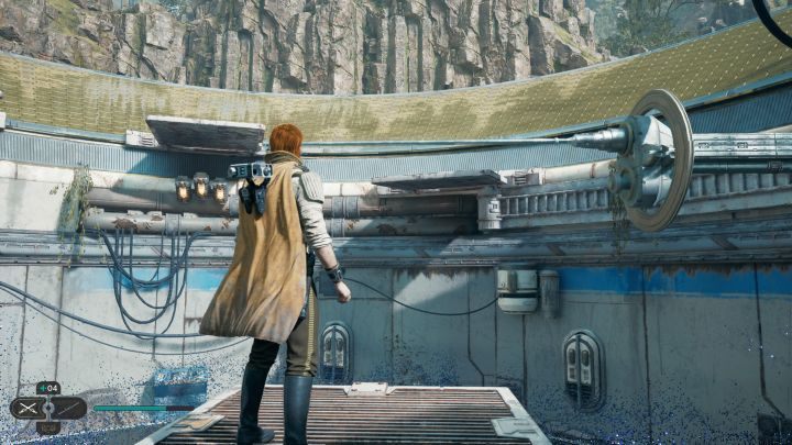 Wykorzystując to, że promień chroni przed niebieskim pyłem, możecie wkroczyć do nowego obszaru - Star Wars Jedi Survivor: Leśny węzeł (The Forest Array) - Star Wars Jedi Survivor - poradnik do gry