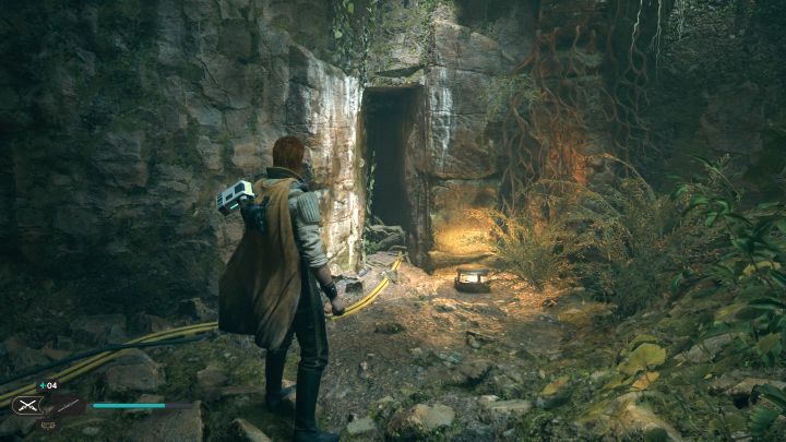 Liniowa ścieżka doprowadzi Was do wąskiego przejścia, którym przejdziecie do Jamy Kwasowca - Star Wars Jedi Survivor: Leśny węzeł (The Forest Array) - Star Wars Jedi Survivor - poradnik do gry