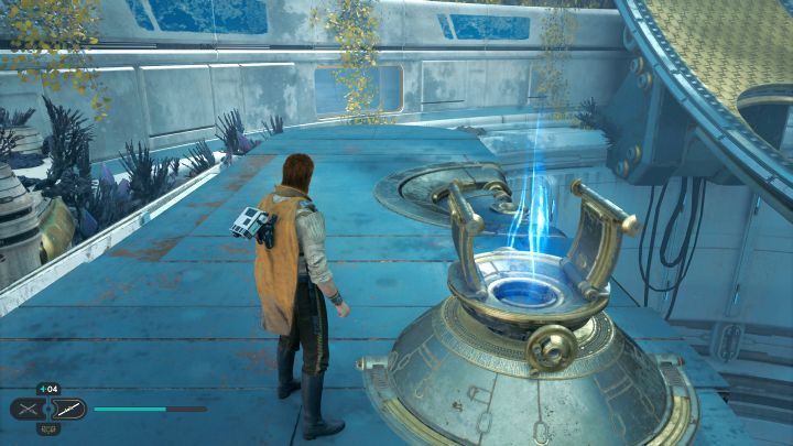 Idąc dalej, dojdziecie do miejsca ze wzmacniaczem kul - Star Wars Jedi Survivor: Leśny węzeł (The Forest Array) - Star Wars Jedi Survivor - poradnik do gry